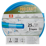 Modrá zahradní hadice Procraft PR-3KGH1925 3 vrstvy, 3/4