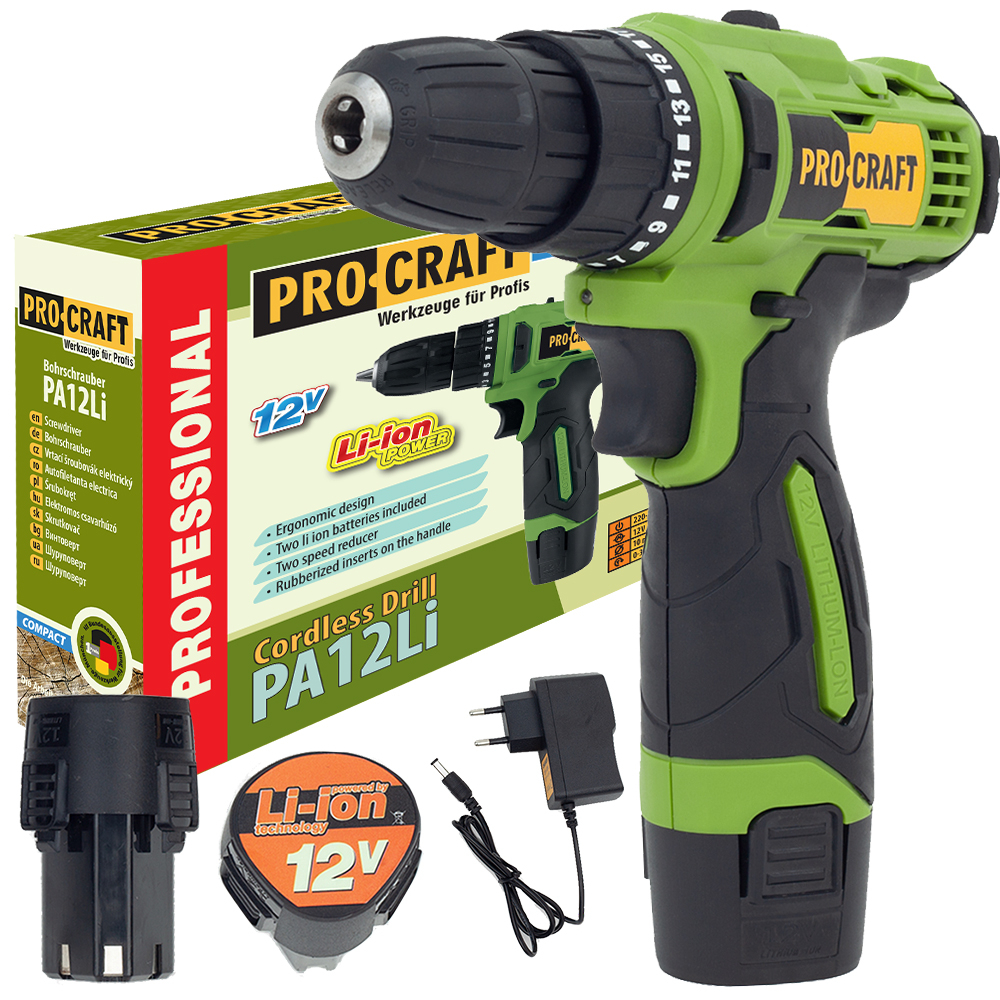 Aku vrtací šroubovák Procraft PA12Li Compact | PA12Li Compact gallery main image