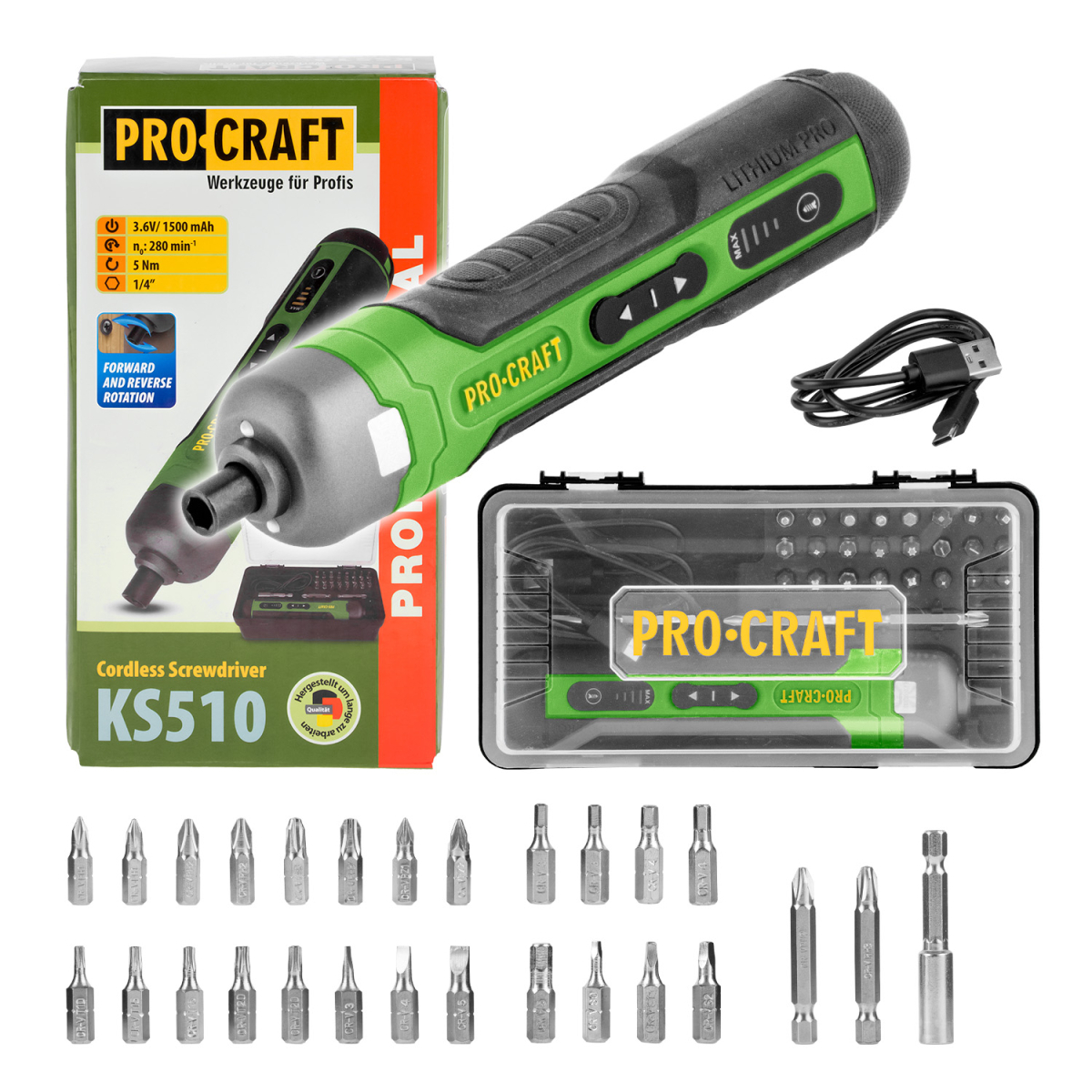 Aku šroubovák Procraft KS510 | KS510 gallery main image