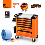 PANTERMAX PANTERMAX® Dílenský vozík profi DVP02 - 262ks - 7 zásuvek SET1 náhled