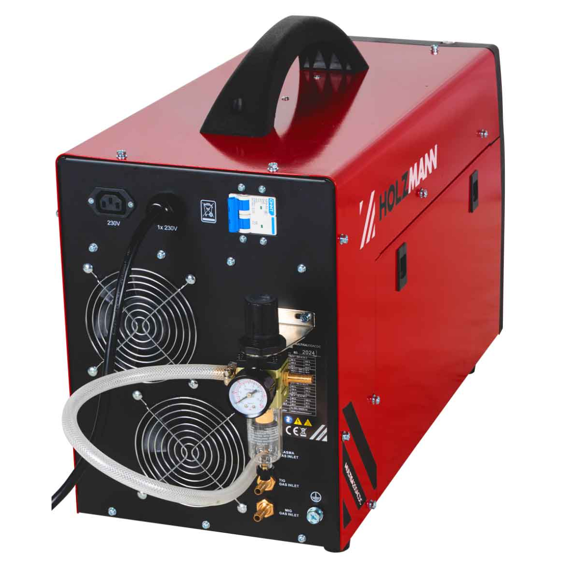 Multifunkční svářecí invertor MIG/MMA/WIG/TIG/CUT Holzmann MULTISA200ACDC Náhled