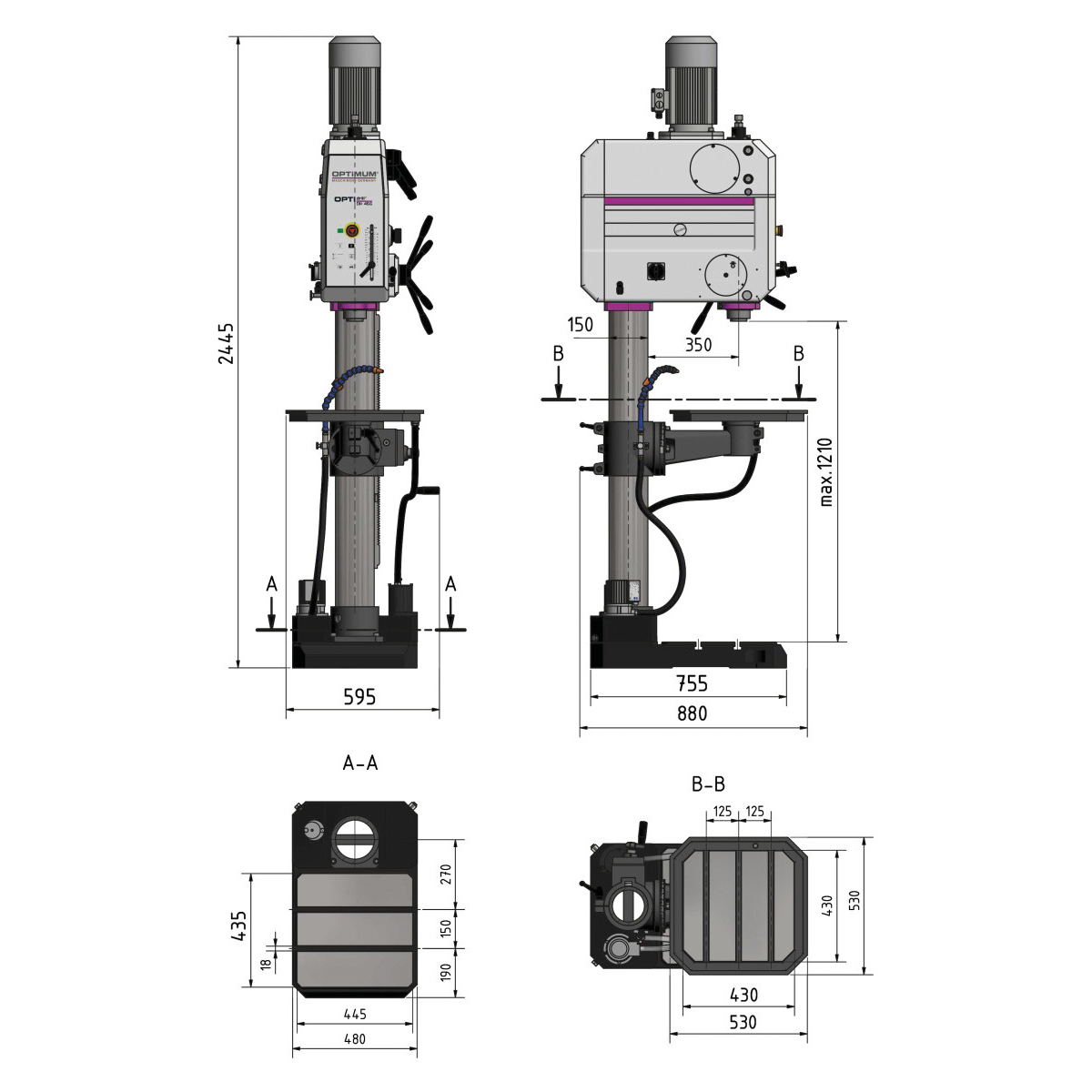 Převodová vrtačka OPTIdrill DH 45 V Náhled