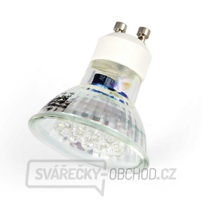 LED bodové světlo, GU10, 220V, 21DIP , teplá bílá WW