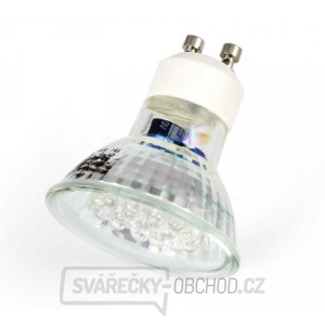 LED bodové světlo, GU10, 220V, 21DIP , teplá bílá WW