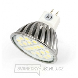 LED bodové světlo, závit MR16, 3W, 3300K, 12V, 20SMD gallery main image