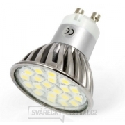 LED bodové světlo, závit GU10, 3W, 3300K, 20SMD, 220V gallery main image