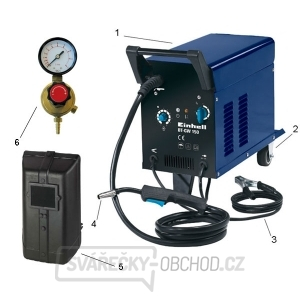 Svářečka CO2 BT-GW 150 Blue Einhell+samostmívací kukla