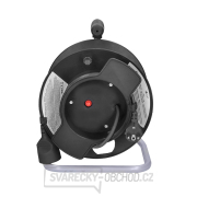 Solight prodlužovací kabel na bubnu, 1 zásuvka, černý, 25m Náhled