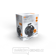 Solight prodlužovací kabel na bubnu, 1 zásuvka, černý, 25m náhled