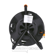 Solight prodlužovací kabel na bubnu, venkovní, 4 zásuvky, černý, 25m náhled