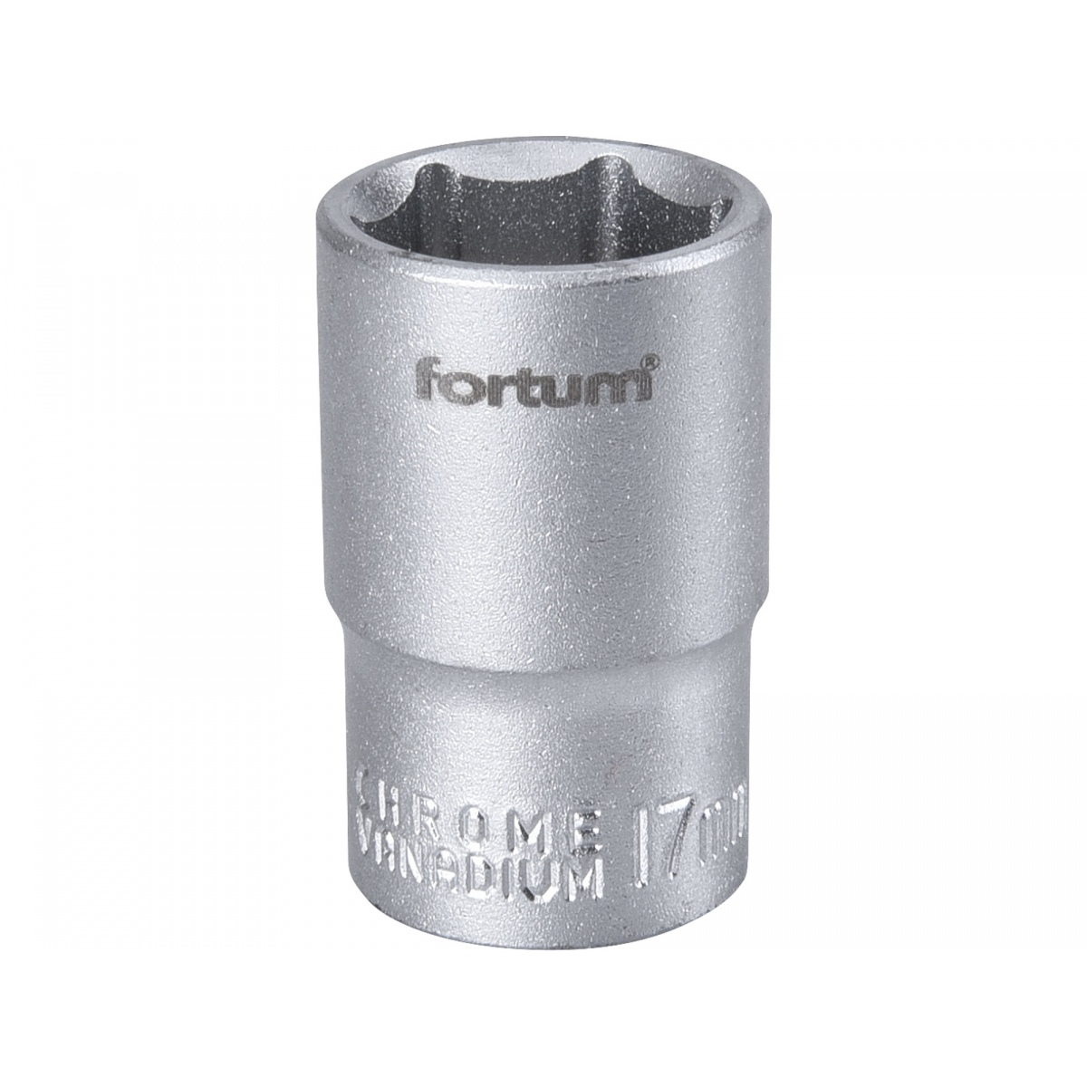 Fortum klíč nástrčný, 1/2", 17mm, L 38mm, 61CrV5