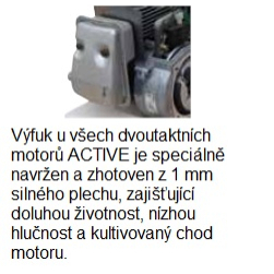 ACTIVE Benzínový hřídelový křovinořez 4,5BT Náhled