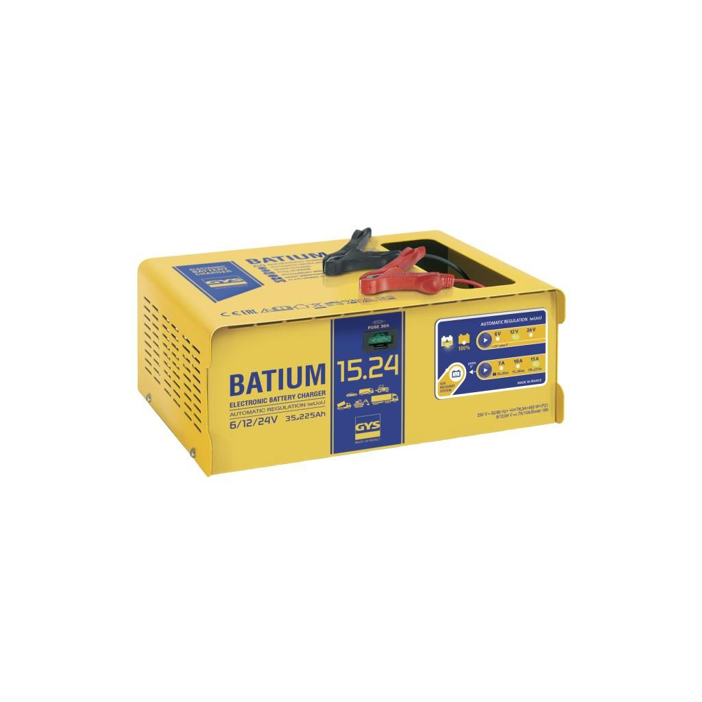 Levně Automatická nabíječka autobaterií GYS BATIUM 15/24, pro 6/12/24V 024526